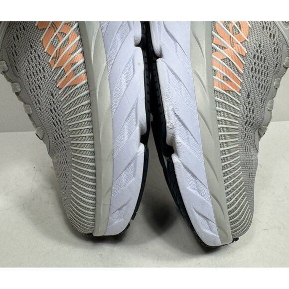 Hoka Womens One One Gray and Navy Athletic Shoes Size 7W - Picture 9 of 12